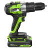 Дрель-шуруповерт ударная акк. Greenworks GD24DD60, 24V, б/щет, 30/60Нм,2х2Ач,ЗУ,коробка
