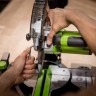Торцовочная пила Greenworks GD24MS216, 24v, 4800 об/мин, 216x30 мм, рез 65х310 мм, с протяжкой, без АКБ и ЗУ