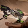 Торцовочная пила Greenworks GD24MS216, 24v, 4800 об/мин, 216x30 мм, рез 65х310 мм, с протяжкой, без АКБ и ЗУ