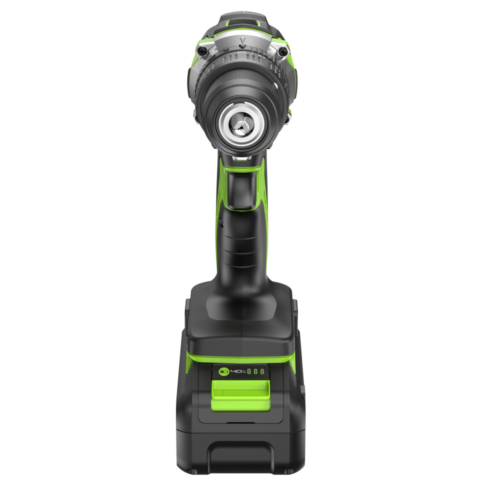 Дрель-шуруповерт ударная акк. Greenworks GD24DD60, 24V, б/щет, 30/60Нм,1х4Ач,ЗУ,коробка