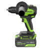 Дрель-шуруповерт акк. Greenworks GD24DD90, 24V, б/щет, 45/90Нм,2x4Ач,ЗУ,коробка