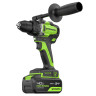 Дрель-шуруповерт акк. Greenworks GD24DD90, 24V, б/щет, 45/90Нм,2x4Ач,ЗУ,коробка