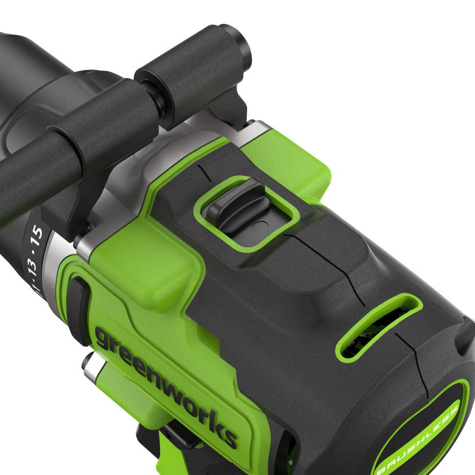 Дрель-шуруповерт акк. Greenworks GD24DD90, 24V, б/щет, 45/90Нм,2x4Ач,ЗУ,коробка