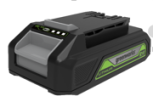 Аккумулятор с USB разъемом Greenworks G24USB2, 24v, li-ion, 2 А·ч