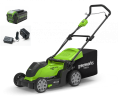 Аккумуляторная газонокосилка Greenworks G40LM41K4, 40v, 41 см, АКБ 4 А·ч и ЗУ