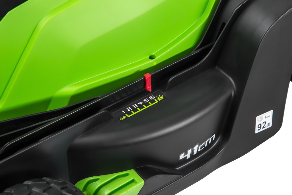 Аккумуляторная газонокосилка Greenworks G40LM41K4, 40v, 41 см, АКБ 4 А·ч и ЗУ