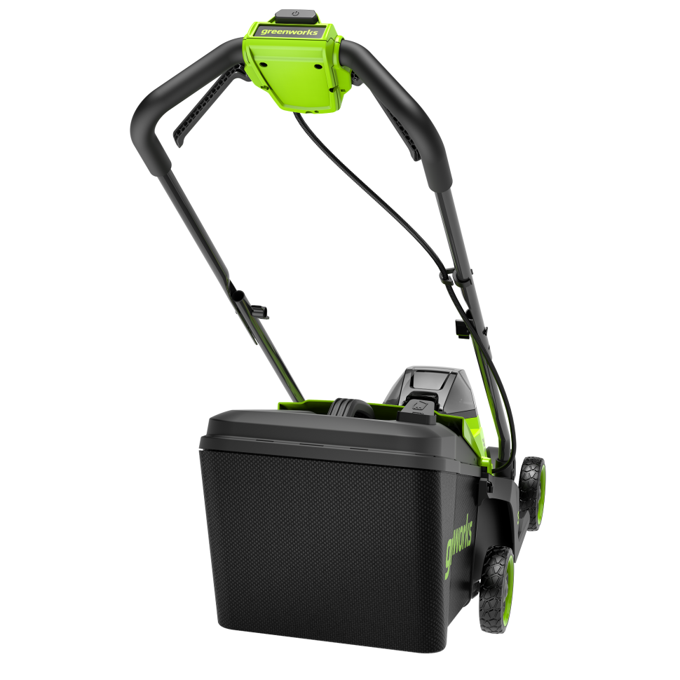 Аккумуляторная газонокосилка Greenworks GD24LM331k5, 24v, нож 33 см, (720 Вт, 0.98 л.с.), в комплекте с АКБ 5 А·ч и ЗУ