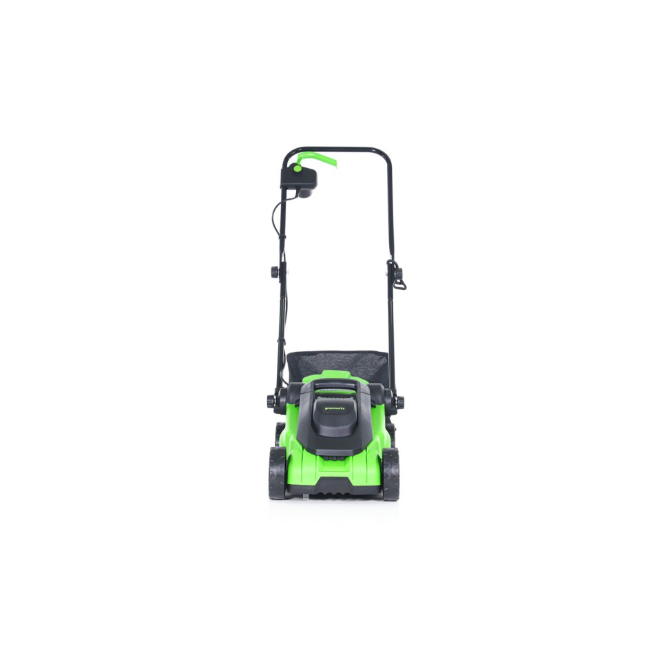 Газонокосилка Greenworks GD1200LM32, 220v, 32 см, 1.2 кВт (сетевая)