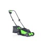Газонокосилка Greenworks GD1200LM32, 220v, 32 см, 1.2 кВт (сетевая)