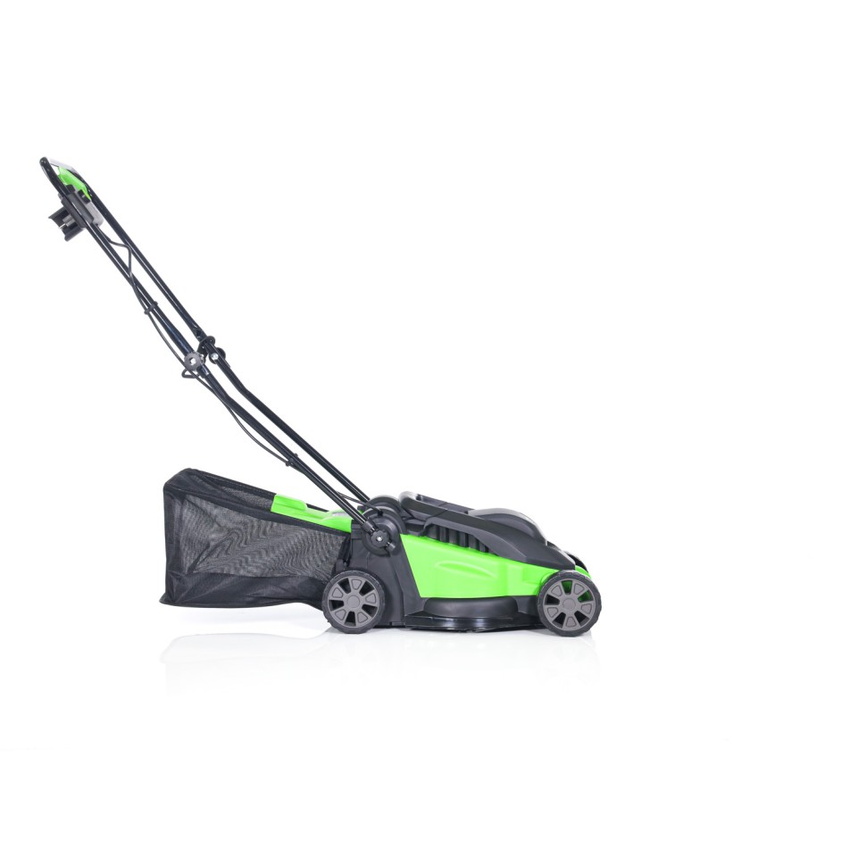 Газонокосилка Greenworks GD1200LM32, 220v, 32 см, 1.2 кВт (сетевая)
