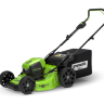Газонокосилка Greenworks GD60LM46HPk4, 60v, 46 см, в комплекте с АКБ 4 А·ч и ЗУ (аккумуляторная)