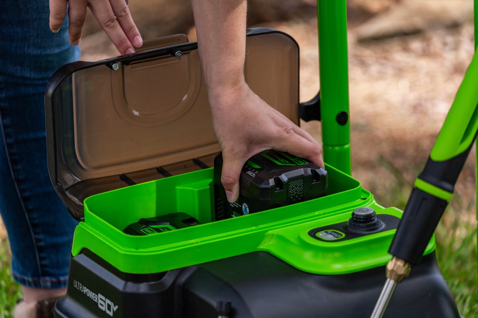 Мойка высокого давления Greenworks GDPW60DP, 60v, 250 бар, без АКБ и ЗУ (аккумуляторная)