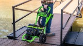 Мойка высокого давления Greenworks GDPW60DP, 60v, 250 бар, без АКБ и ЗУ (аккумуляторная)