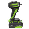 Гайковерт ударный акк. Greenworks G24IW200, 24V,б/щет, 3/8'', 200Нм, 1х4Ач,ЗУ,коробка