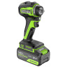 Гайковерт ударный акк. Greenworks G24IW200, 24V,б/щет, 3/8'', 200Нм, 1х4Ач,ЗУ,коробка