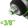 Гайковерт ударный акк. Greenworks G24IW200, 24V,б/щет, 3/8'', 200Нм, 1х4Ач,ЗУ,коробка