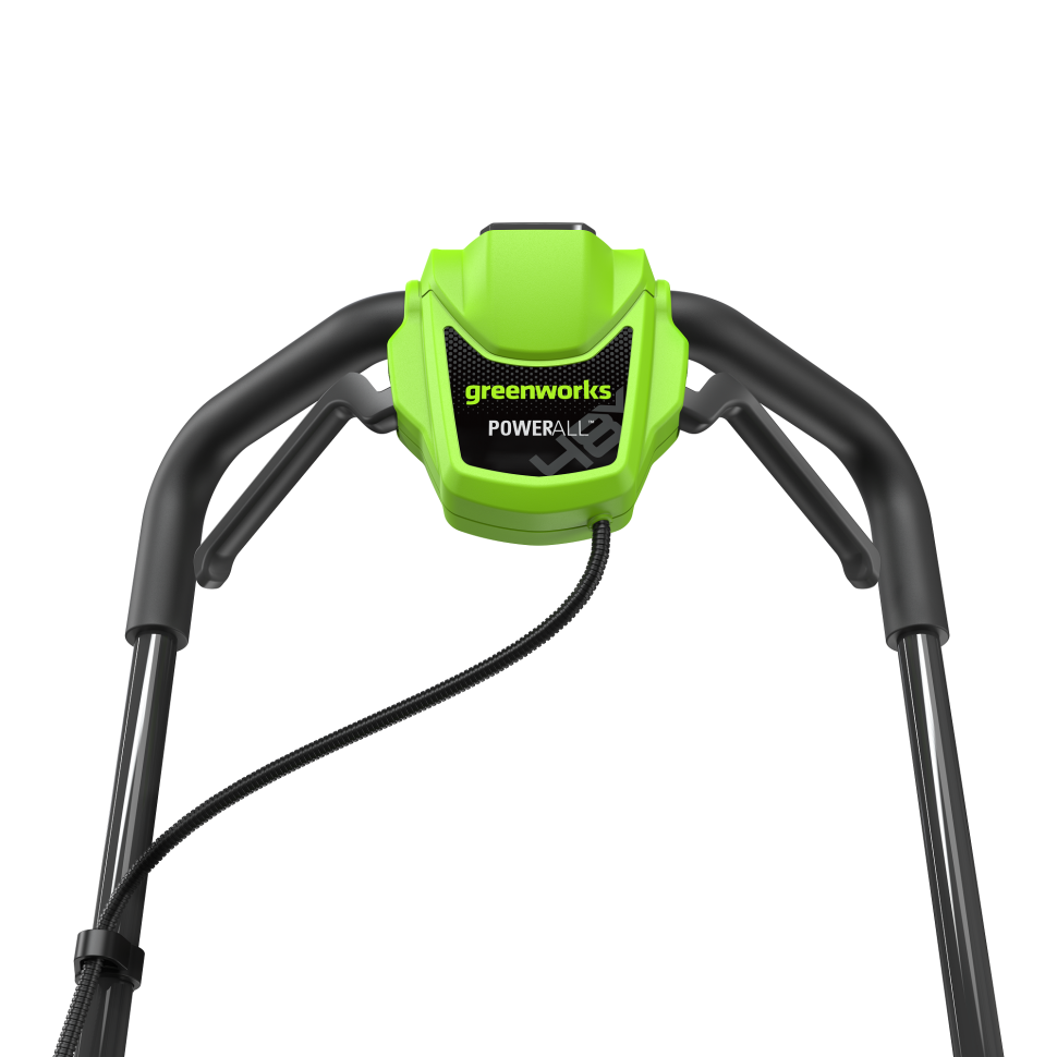 Аккумуляторная газонокосилка Greenworks GD24X2LM361k16, 2х24v (48v), нож 36 см, (1.4 кВт, 1.9 л.с.), в комплекте с двумя АКБ 8 А·ч и двойное ЗУ