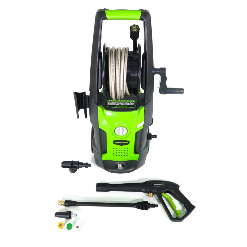 Мойка высокого давления Greenworks GPWG4II Gen 2, 130 бар, 1.8 кВт (сетевая)