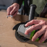 Угловая шлифовальная машина акк. Greenworks GD24AG, 24V, б/щет, 125 мм, 10500 об/мин,1x4Ач,быстрое ЗУ,коробка