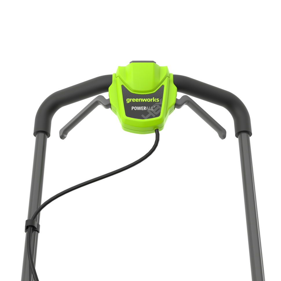 Аккумуляторная газонокосилка Greenworks GD24X2LM411k16, 2х24v (48v), нож 41 см, (1440 Вт, 1.96 л.с.), в комплекте с двумя АКБ 8 А·ч и двойное ЗУ