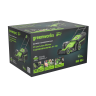 Аккумуляторная газонокосилка Greenworks GD24X2LM411k16, 2х24v (48v), нож 41 см, (1440 Вт, 1.96 л.с.), в комплекте с двумя АКБ 8 А·ч и двойное ЗУ