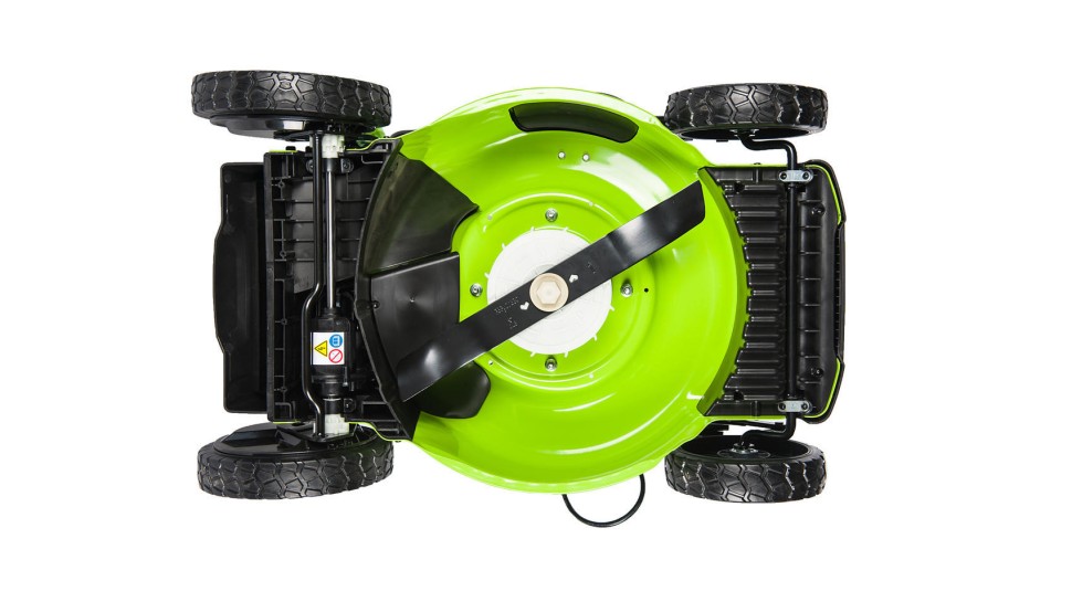 Газонокосилка Greenworks GD60LM46SPk4, 60v, 46 см, в комплекте с АКБ 4 А·ч и ЗУ (аккумуляторная, самоходная)
