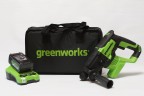 Перфоратор Greenworks GD24SDS2k4, 24v, 2 Дж, в комплекте с АКБ 4 А·ч и ЗУ (аккумуляторный, сумка)