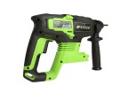 Перфоратор Greenworks GD24SDS2k4, 24v, 2 Дж, в комплекте с АКБ 4 А·ч и ЗУ (аккумуляторный, сумка)