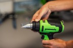 Аккумуляторный строительный термофен Greenworks G24HG, 24v, 550°С, 200 л/мин, без АКБ и ЗУ