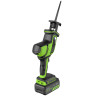 Пила сабельная акк. Greenworks GPT-CRS-25, 24V, б/щет, 0-3000/мин, рез 80 мм дер., LED, 1х4Ач,ЗУ,коробка