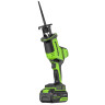 Пила сабельная акк. Greenworks GPT-CRS-25, 24V, б/щет, 0-3000/мин, рез 80 мм дер., LED, 1х4Ач,ЗУ,коробка