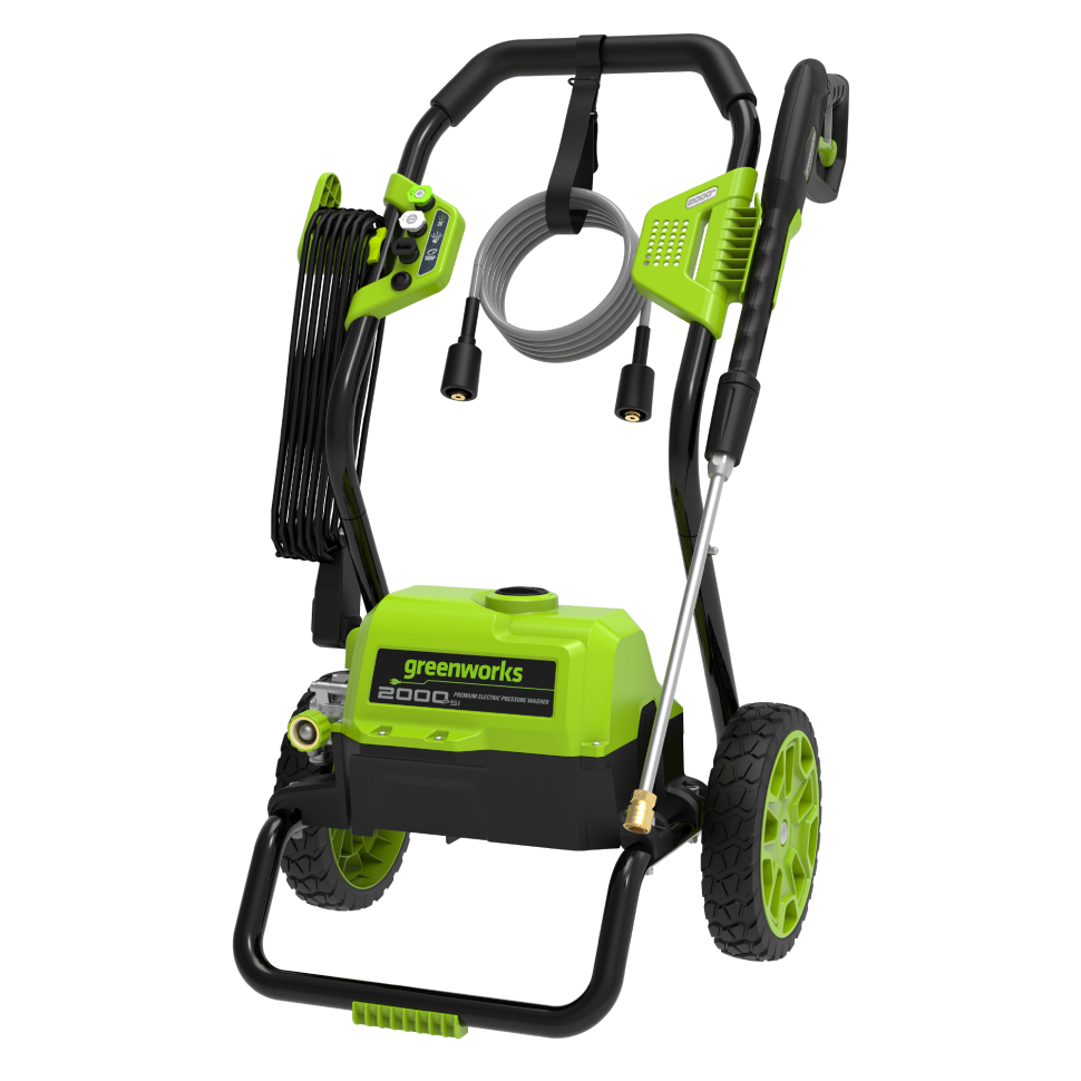 Мойка высокого давления Greenworks GPW2000, 140 бар, 2 кВт (сетевая)