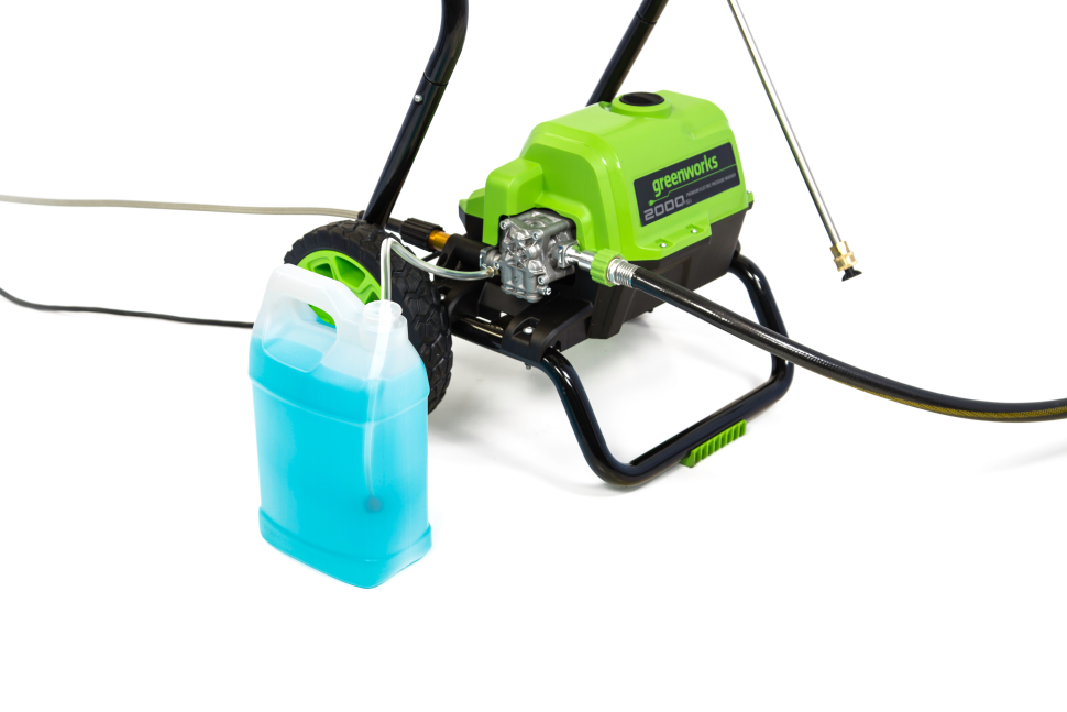 Мойка высокого давления Greenworks GPW2000, 140 бар, 2 кВт (сетевая ...