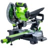Торцовочная пила акк. Greenworks GD24MS216, 24V, б/щ, 4800 об/мин, 216x30мм,рез 65х310мм,c 1х8Ач и ЗУ(1501707UH)