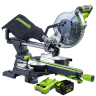 Торцовочная пила акк. Greenworks GD24MS216, 24V, б/щ, 4800 об/мин, 216x30мм,рез 65х310мм,c 1х8Ач и ЗУ(1501707UH)