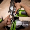Торцовочная пила акк. Greenworks GD24MS216, 24V, б/щ, 4800 об/мин, 216x30мм,рез 65х310мм,c 1х8Ач и ЗУ(1501707UH)