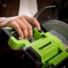 Торцовочная пила акк. Greenworks GD24MS216, 24V, б/щ, 4800 об/мин, 216x30мм,рез 65х310мм,c 1х8Ач и ЗУ(1501707UH)