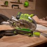 Торцовочная пила акк. Greenworks GD24MS216, 24V, б/щ, 4800 об/мин, 216x30мм,рез 65х310мм,c 1х8Ач и ЗУ(1501707UH)