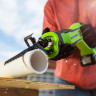 Пила сабельная акк. Greenworks GPT-BLRS-1, 24V, б/щет, 0-3000/мин, рез 115 мм дер.,1х4Ач,ЗУ,коробка