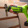 Пила сабельная акк. Greenworks GPT-BLRS-1, 24V, б/щет, 0-3000/мин, рез 115 мм дер.,1х4Ач,ЗУ,коробка