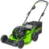 Аккумуляторная газонокосилка Greenworks GC82HPLM51k8, 82v, нож 51 см, (1.8 кВт, 2.45 л.с.), в комплекте с АКБ 8 А·ч и ЗУ