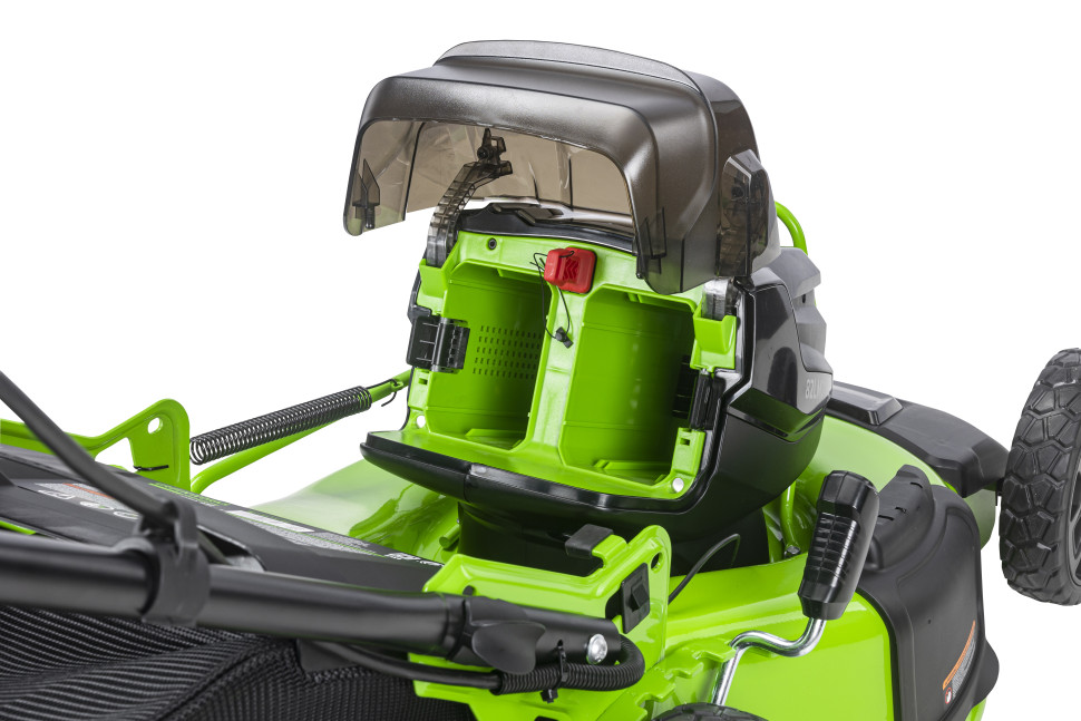 Аккумуляторная газонокосилка Greenworks GC82HPLM51k8, 82v, нож 51 см, (1.8 кВт, 2.45 л.с.), в комплекте с АКБ 8 А·ч и ЗУ