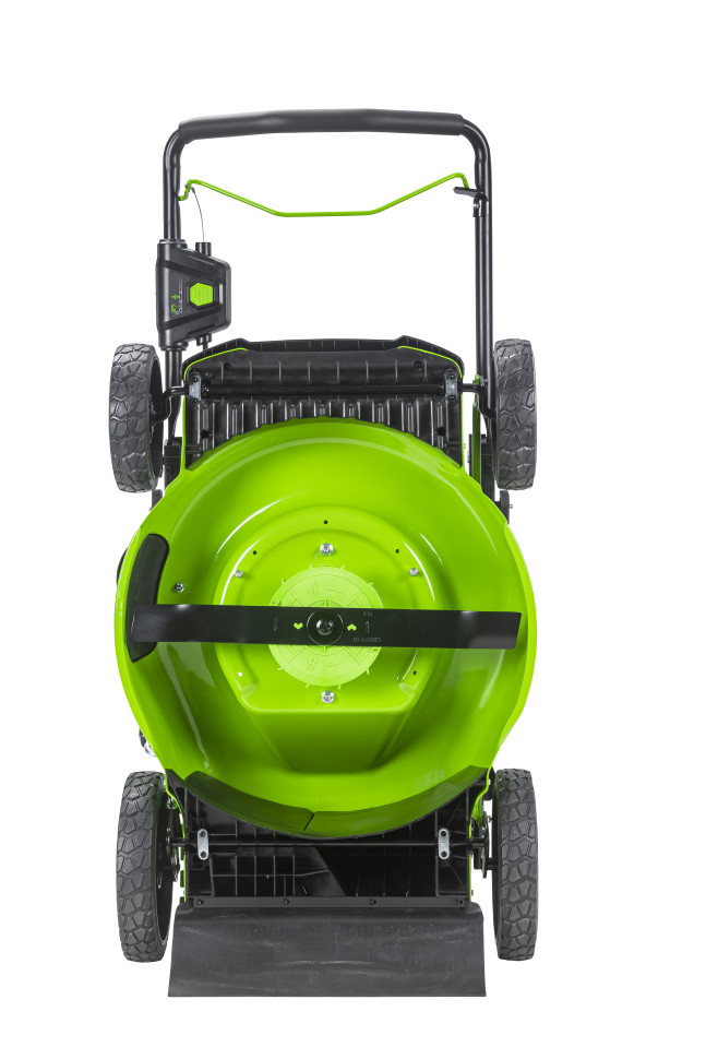 Аккумуляторная газонокосилка Greenworks GC82HPLM51k8, 82v, нож 51 см, (1.8 кВт, 2.45 л.с.), в комплекте с АКБ 8 А·ч и ЗУ