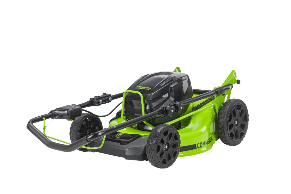 Аккумуляторная газонокосилка Greenworks GC82HPLM51k8, 82v, нож 51 см, (1.8 кВт, 2.45 л.с.), в комплекте с АКБ 8 А·ч и ЗУ