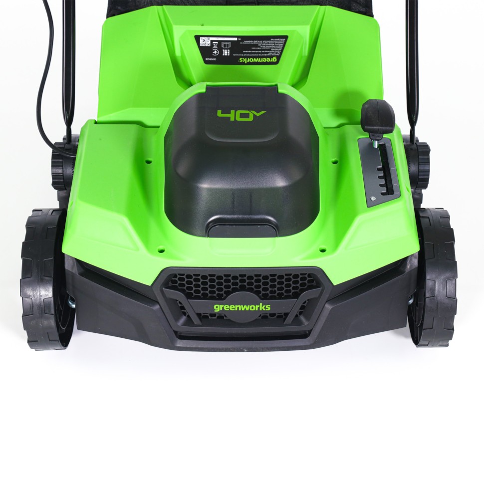 Аэратор скарификатор Greenworks GD40SC38IIk5, 40v, 38 см, в комплекте с АКБ 5 А·ч и ЗУ 2А (аккумуляторный)