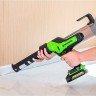 Аккумуляторный пистолет для герметиков Greenworks G24CAUk2, 24v, макс 310 мл, 1400–2900Н, 1-10 мм/с, c 1хАКБ 2Ач и ЗУ