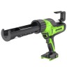 Аккумуляторный пистолет для герметиков Greenworks G24CAUk2, 24v, макс 310 мл, 1400–2900Н, 1-10 мм/с, c 1хАКБ 2Ач и ЗУ