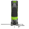 Аккумуляторный лобзик Greenworks GD24JS120, 24V, б/щет, 120 мм, 0-3500/мин, 4-ст.маятник, алю.подошва,LED,1х2Ач,ЗУ,коробка