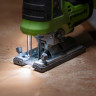 Аккумуляторный лобзик Greenworks GD24JS120, 24V, б/щет, 120 мм, 0-3500/мин, 4-ст.маятник, алю.подошва,LED,1х2Ач,ЗУ,коробка