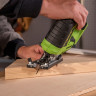 Аккумуляторный лобзик Greenworks GD24JS120, 24V, б/щет, 120 мм, 0-3500/мин, 4-ст.маятник, алю.подошва,LED,1х2Ач,ЗУ,коробка